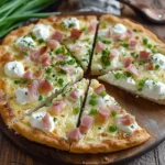 Flammkuchen mit Quarkboden