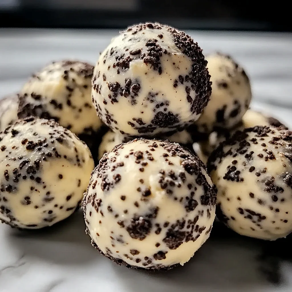 Frischkäse Oreo Proteinbällchen für den perfekten Snack