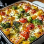 Hochprotein-Gemüseauflauf für gesunde Genießer