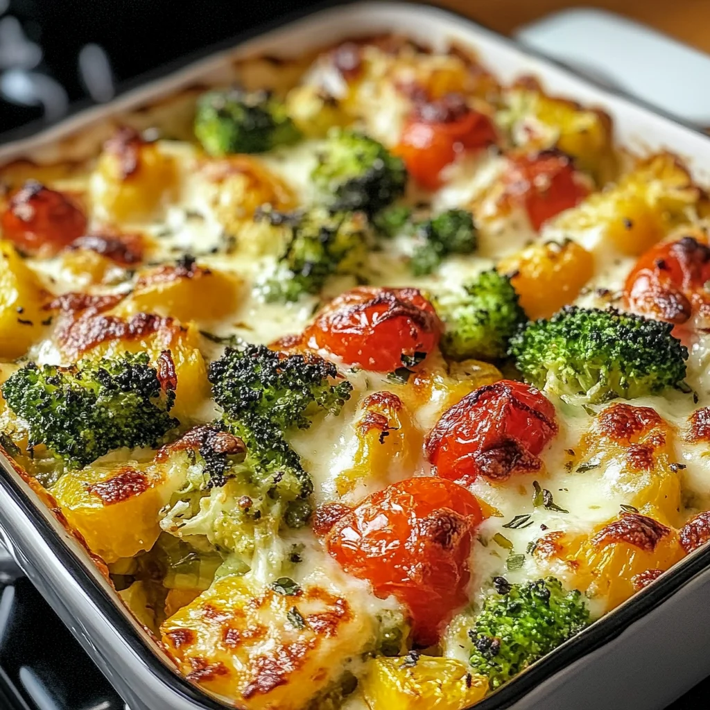 Hochprotein-Gemüseauflauf für gesunde Genießer
