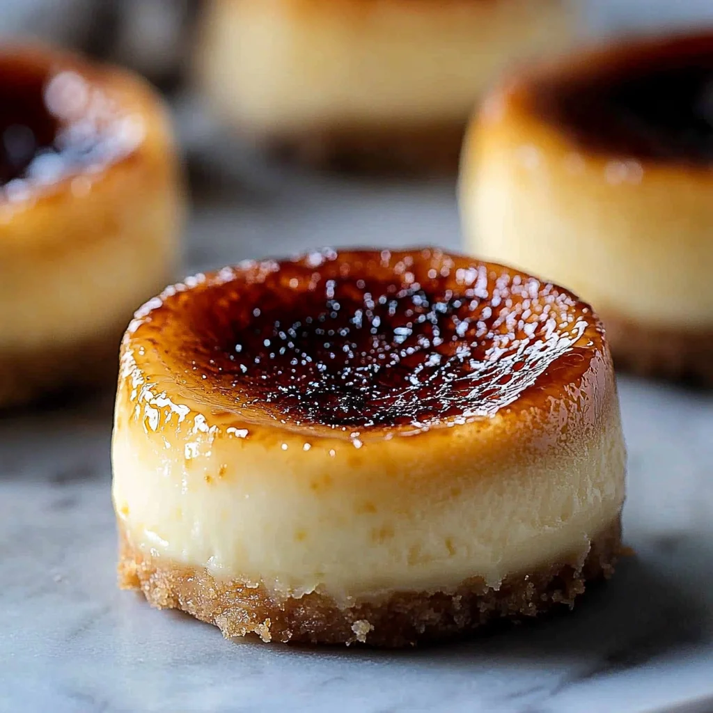 Mini Crème Brûlée Käsekuchen