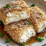 Sesamkrustiger Feta aus der Heißluftfritteuse