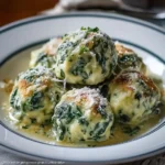 Super Leckere Low Carb Käse Spinat Nocken