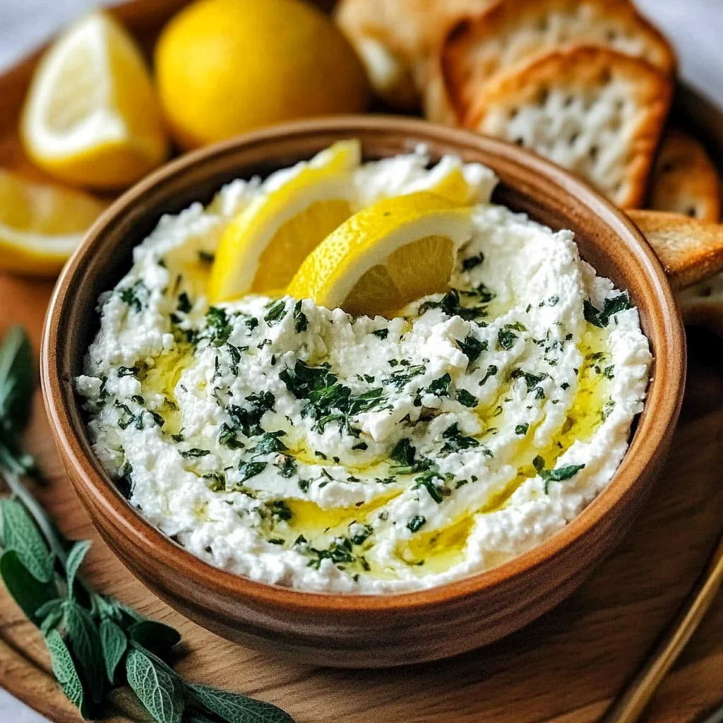 Zitronen-Feta-Aufstrich