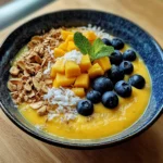 Bananen-Mango-Smoothie-Bowl: Ein fruchtiger Genuss!