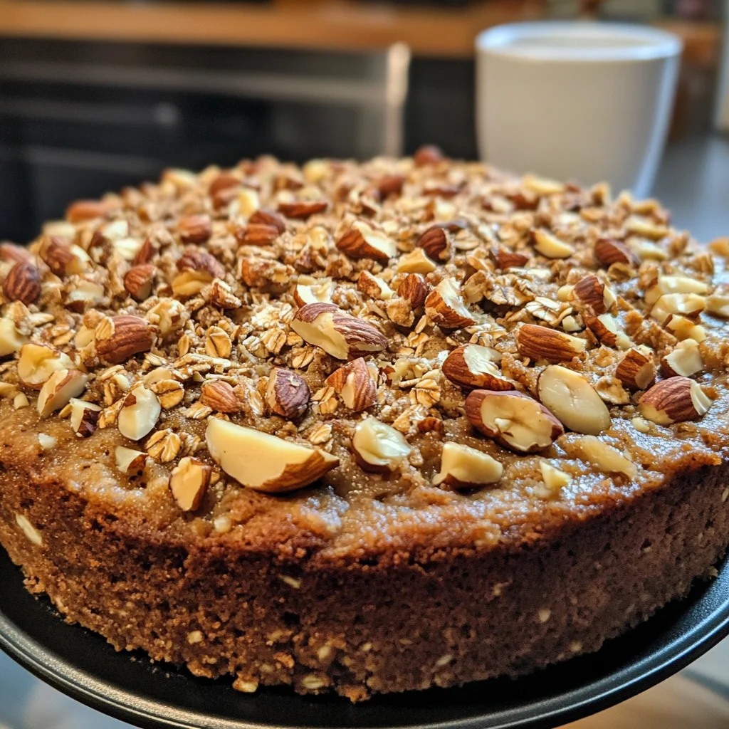 Bananen-Nuss-Haferflocken-Kuchen ohne Zucker: Gesund & Lecker!