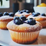 Blaubeer-Frischkäse-Muffins