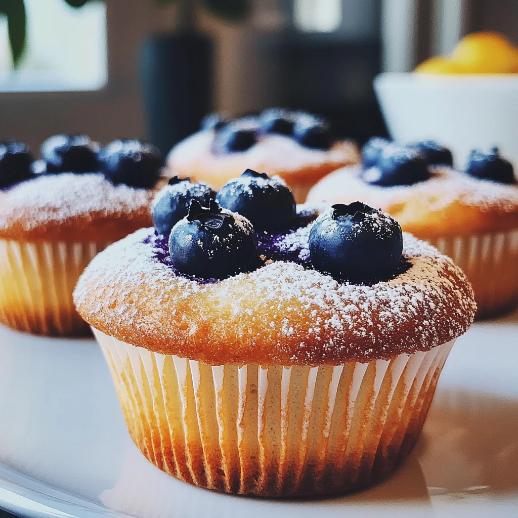 Blaubeer-Frischkäse-Muffins