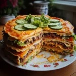 Cheeseburger-Torte: Das perfekte Festessen für alle!