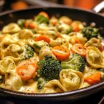 Cremige Gemüse Tortellini Pfanne – Schnelles Rezept für Genießer