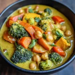 Cremiges Gemüse Curry mit Kichererbsen – Einfach & köstlich!