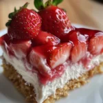 Erdbeerkuchen ohne Backen mit Keksboden