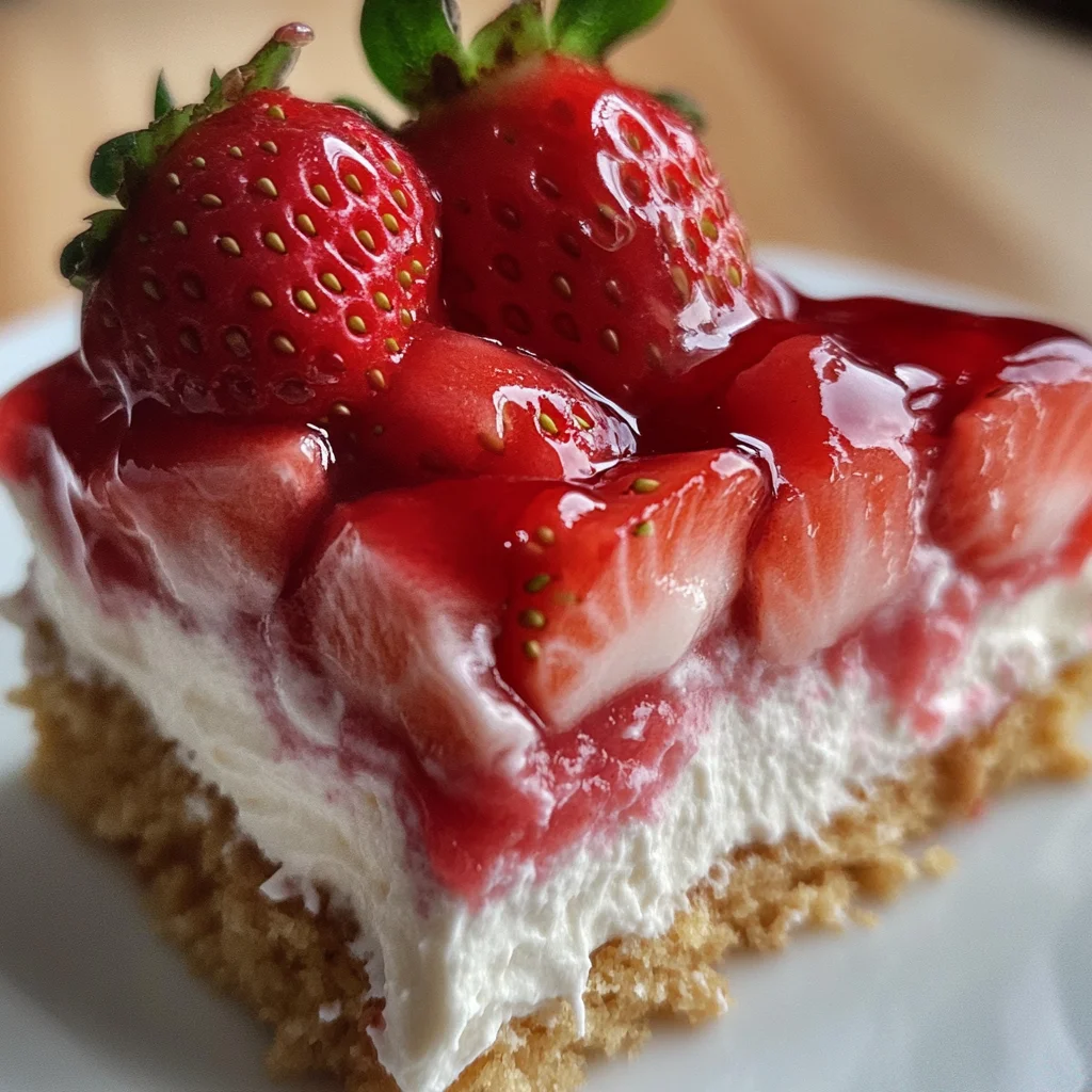 Erdbeerkuchen ohne Backen mit Keksboden