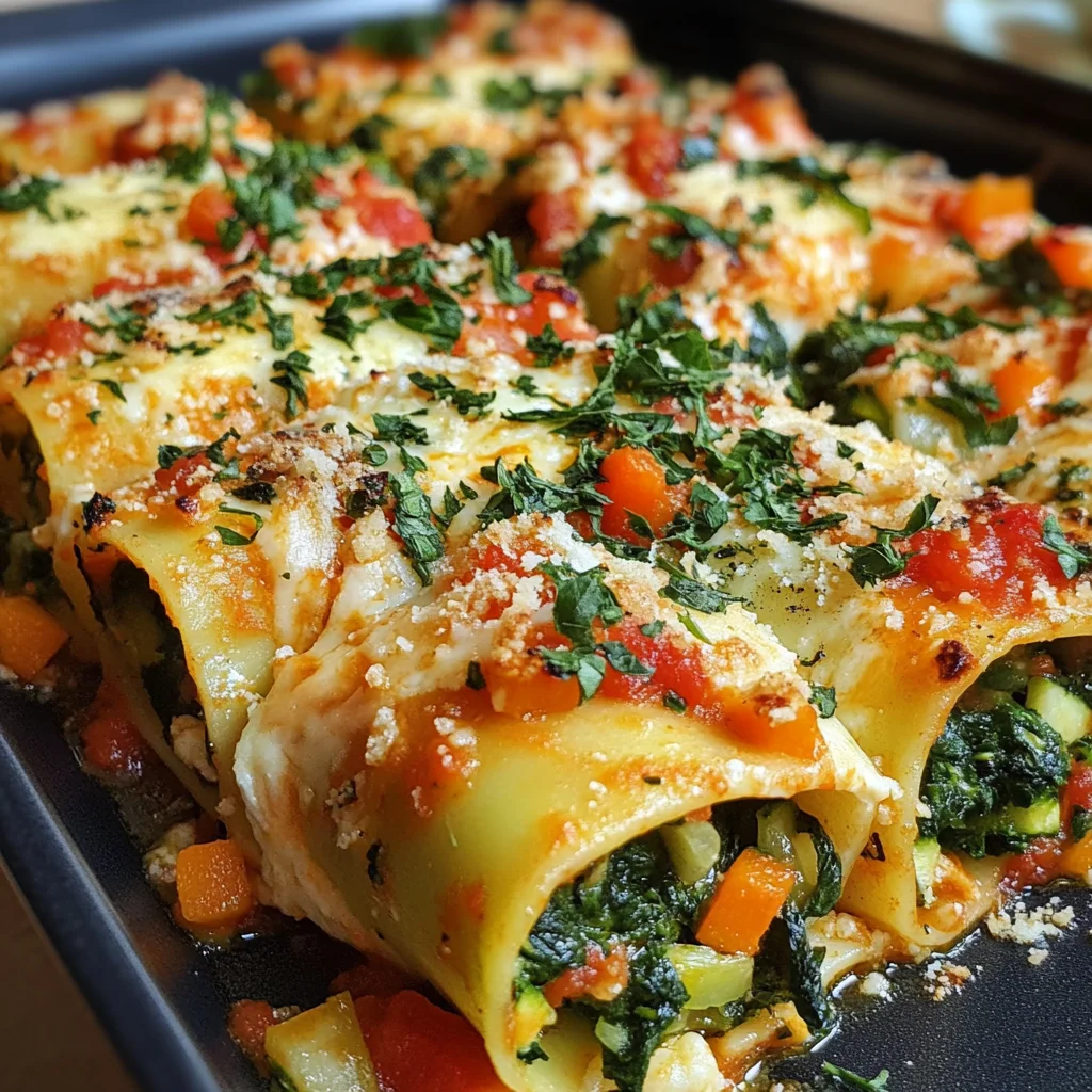 Gemüse-Cannelloni: