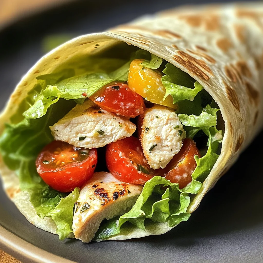 Hähnchen Caesar Salat Wrap: Ein Genuss für jeden Tag!