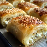 Knusprige Ofen Feta Rollchen: Einfach, schnell & lecker!
