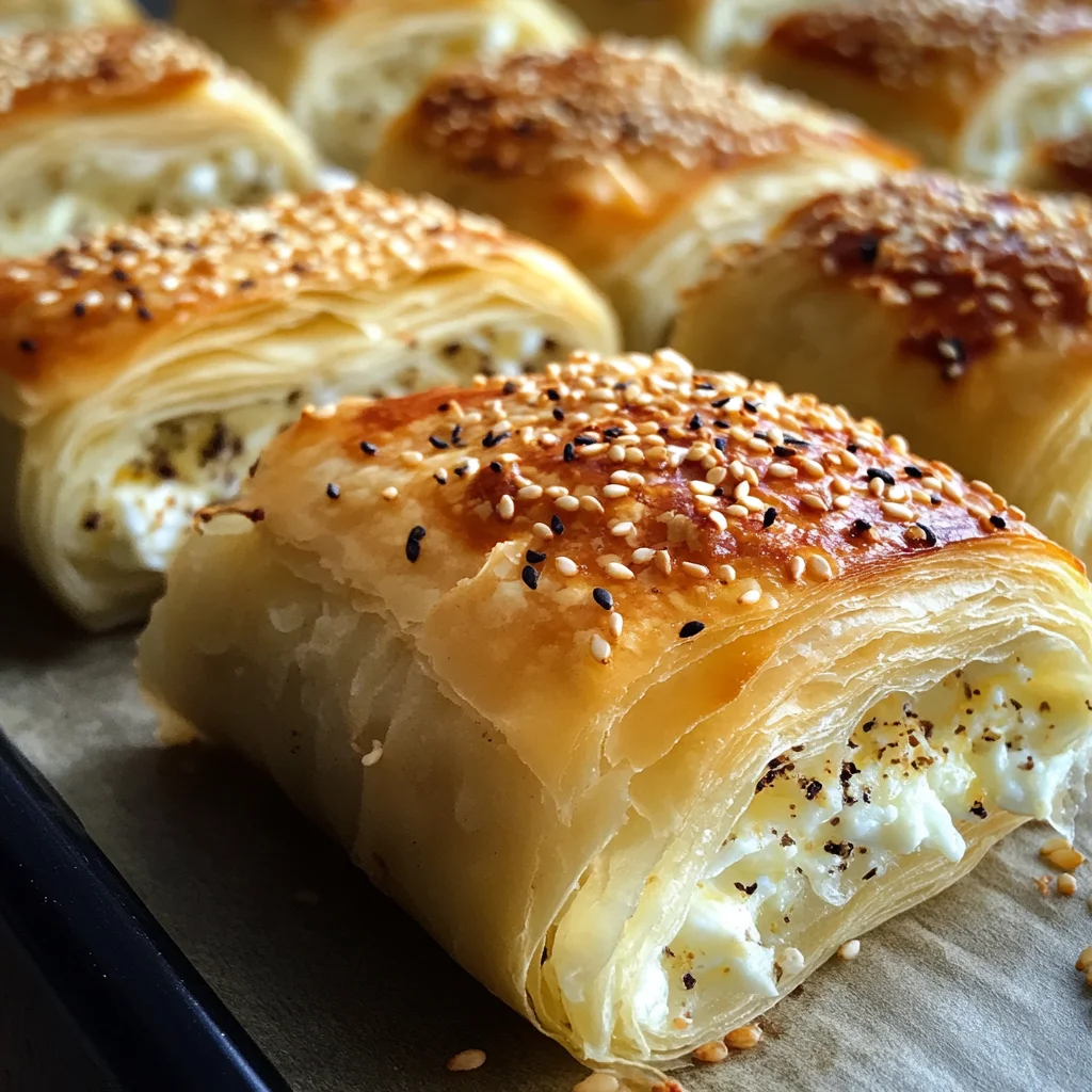 Knusprige Ofen Feta Rollchen: Einfach, schnell & lecker!