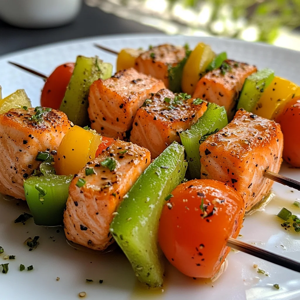 Lachs-Spieße
