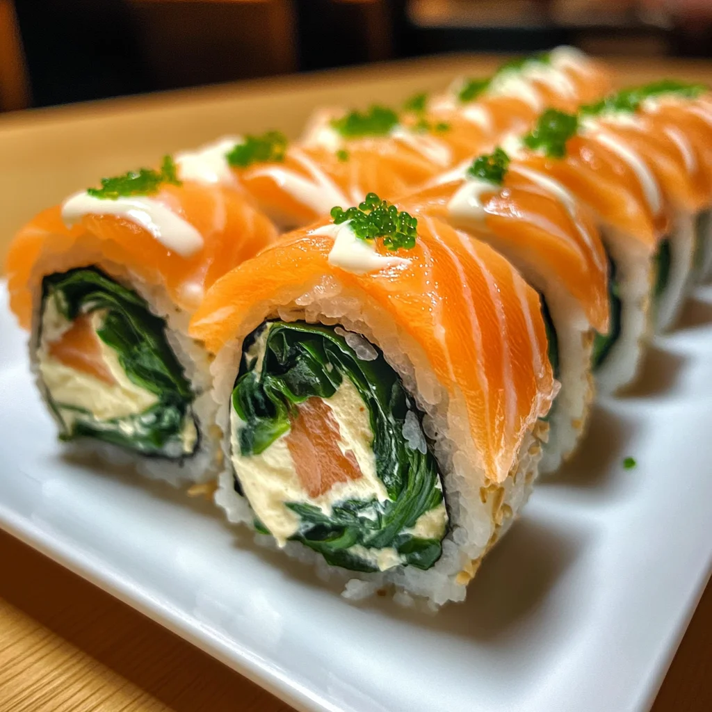 Lachsrolle aus Spinat mit Frischkäse – Gesund & Lecker!
