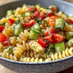 Leichter Nudelsalat mit Joghurt-Dressing