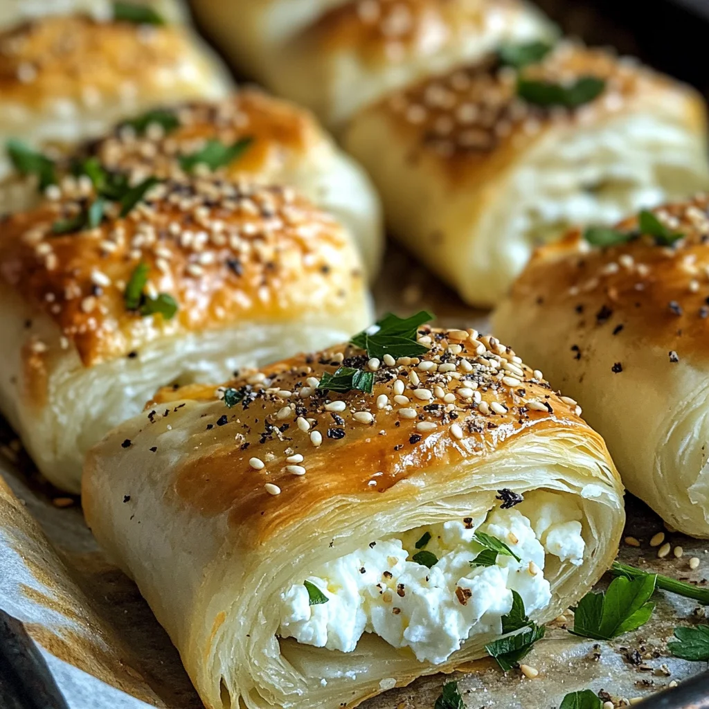 Ofen-Feta-Röllchen