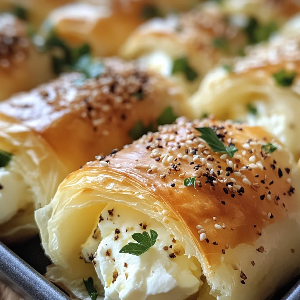 Ofen-Feta-Röllchen