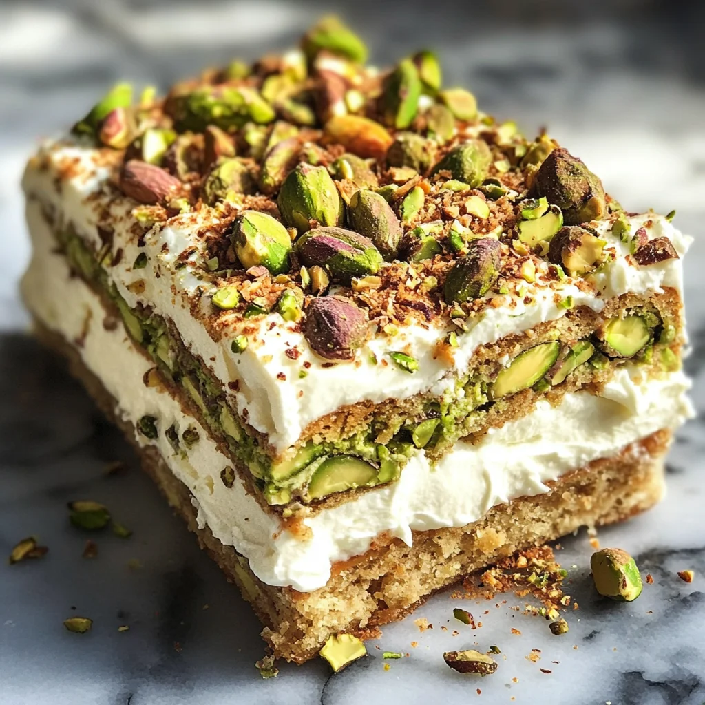 Pistazien Tiramisu Crunch: Cremig, Knusprig & Unwiderstehlich