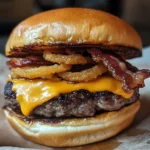Smash-Burger mit Baconnaise