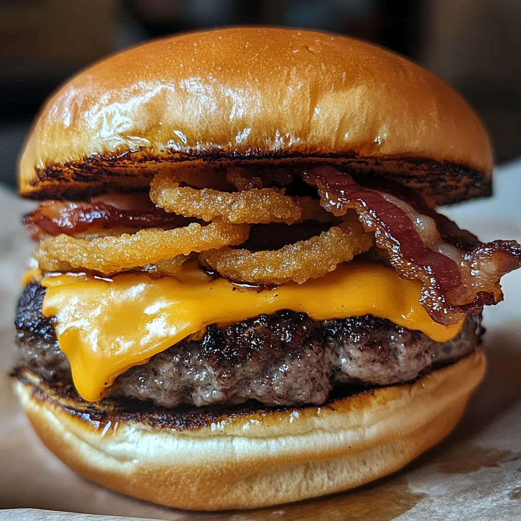 Smash-Burger mit Baconnaise