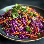 Thailändischer Rotkohlsalat – Frisch, Knackig & Exotisch
