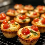 Tomate-Mozzarella-Basilikum-Muffins sind ein Genuss!