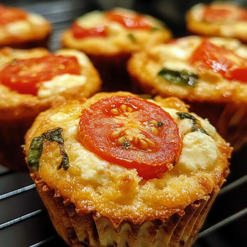 Tomate-Mozzarella-Basilikum-Muffins